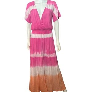 Cia Maritima Tie Dye cover up dress - size L